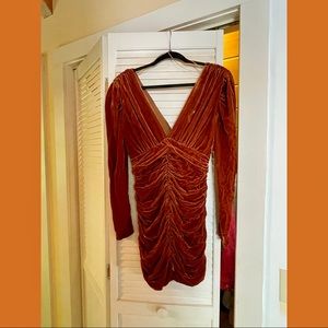 NICHOLAS the Label Gathered Party Dress NWT